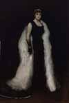 Уистлер, Композиция в чёрном № 5 : Портрет леди Meux (380*570)
