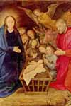 Хуго ван дер Гус, Рождение Христа (фрагмент) (380*478)