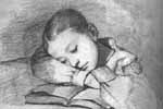 Курбе, Портрет спящей Жюльет Курбе (380*280)
