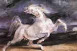 Делакруа, Лошадь, испугавшаяся грозы (380*371)