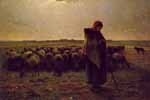 Милле, Пастушка  овец (380*304)