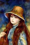 Ренуар, Девушка в соломенной шляпке (380*472)