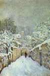Сислей, Снег в Лувесьене (380*467)