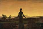 Каспар Давид Фридрих, Женщина на закате солнца (380*273)
