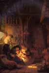 Рембрандт, Святое семейство (380*470)