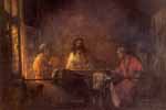 Рембрандт, Христос в Эммаусе (380*286)