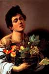 Караваджо, Юноша с корзиной с фруктами (380*392)