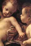 Корреджо, Мария с младенцем и ангелами (фрагмент) (380*579)