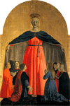Пьеро делла Франческа, Алтарь Мизерикордия (Мадонна делла Мизерикордия) (фрагмент) (380*571)