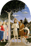 Пьеро делла Франческа, Крещение Христа (380*549)