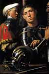 Джорджоне, Портрет воина с его оруженосцем (380*455)