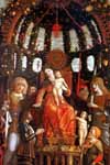 Мантенья, Мадонна с младенцем в окружении святых с донатором Джанфранческо II Гонзага (380*685)