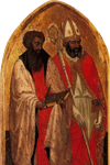 Мазаччо, Триптих из Сан Джовенале (левая створка) (380*748)