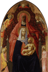 Мазаччо, Святая Анна с Мадонной и Младенцем (380*653)