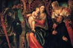 Веронезе, Мадонна со Святыми Юстином и Георгием и бенедиктинским монахом (380*389)