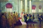 Репин, Венчание Николая II и великой княжны Александры Фёдоровны (380*301)