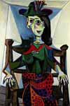Пикассо, Портрет Доры Маар с кошкой (380*514)
