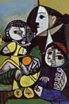 Пикассо, Франсуаза с дочерью и сыном (380*493)