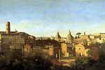 Камиль Коро, Форум, вид со стороны садов Фарнезе (Вечер) (380*213)